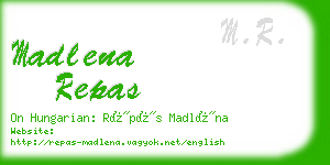 madlena repas business card